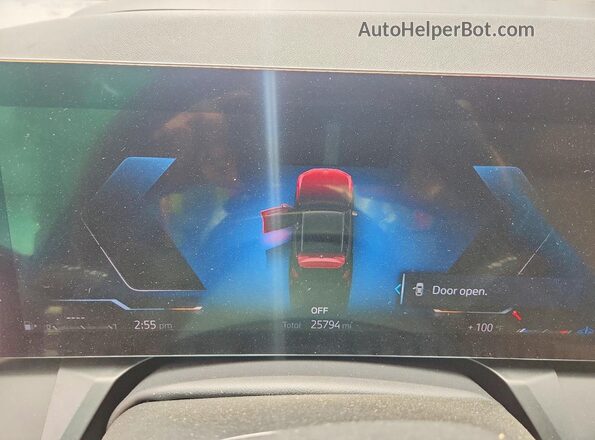 5UX53GP06S9043265 2025 BMW X3 Gray Instrument cluster view