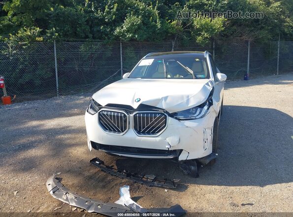 5UX53GP06T9415429 2026 BMW X3 White Вид спереду