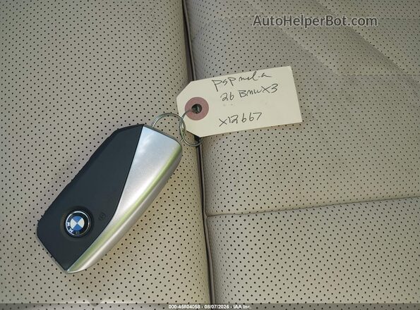 5UX53GP06T9415429 2026 BMW X3 White Вид панелі приладів