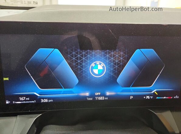 5UX53GP07S9061953 2025 BMW X3 Black Սարքավորումների վահանակի տեսք