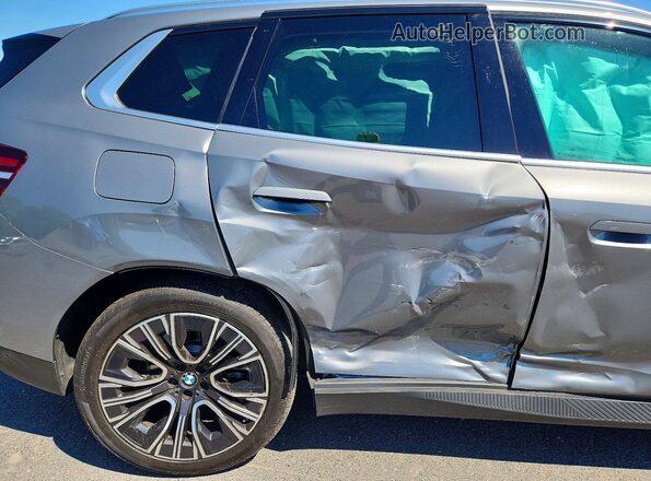 5UX53GP07S9118944 2025 BMW X3 Gray უკანა სალონის ხედი