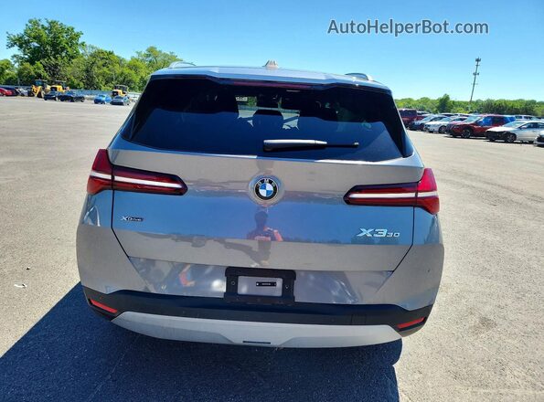 5UX53GP07S9118944 2025 BMW X3 Gray უკანა ხედი