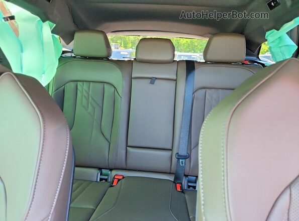 5UX53GP07S9118944 2025 BMW X3 Gray უკანა სავარძლების ხედი