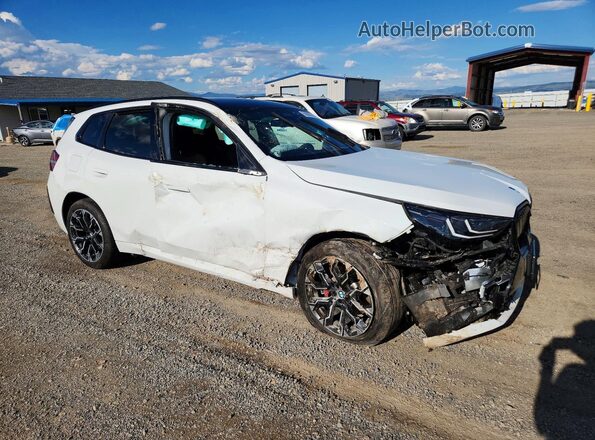 5UX53GP07S9Z71098 2025 BMW X3 White Передня права чверть