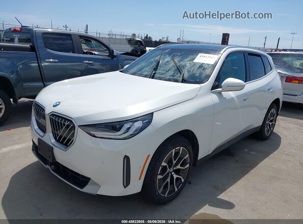 5UX53GP09T9364640 2026 BMW X3 White Przód lewy