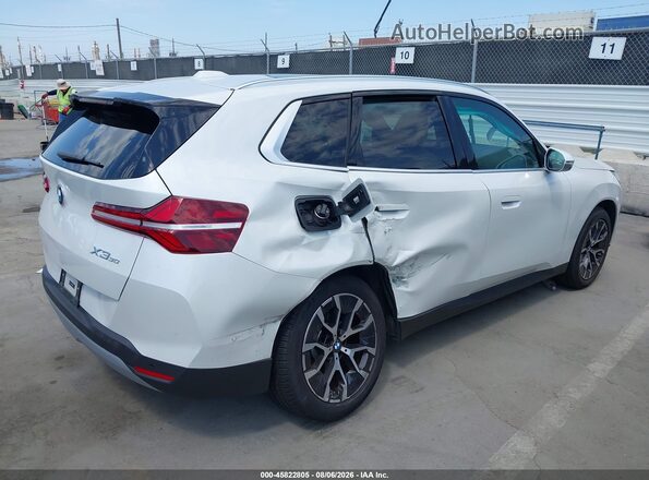 5UX53GP09T9364640 2026 BMW X3 White Tył prawy