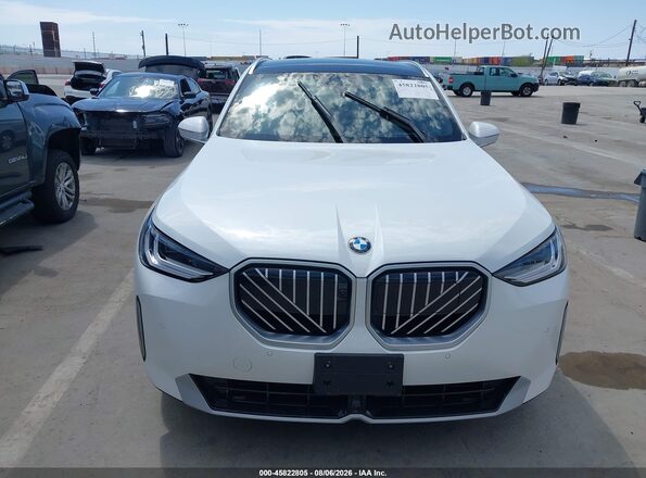 5UX53GP09T9364640 2026 BMW X3 White Widok zestawu wskaźników
