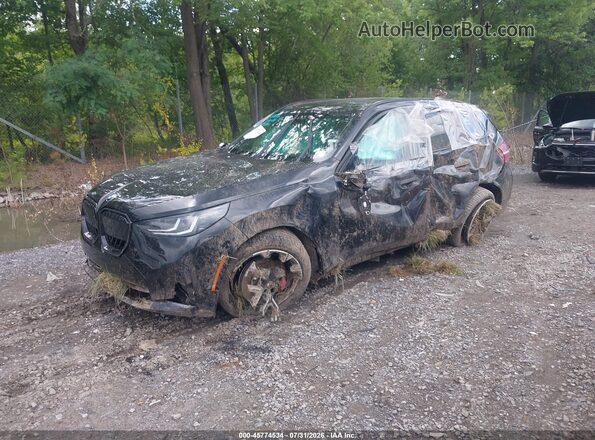 5UX53GP09T9435934 2026 BMW X3 Black წინა მარცხენა ხედი სამი მეოთხედიდან