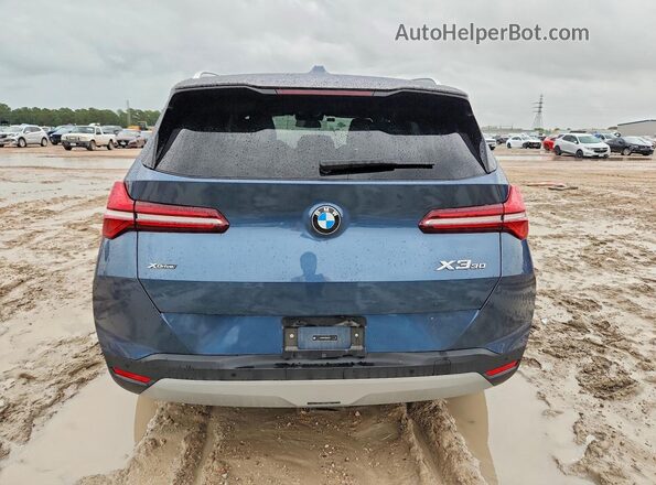 5UX53GP0XS9020703 2025 BMW X3 Blue უკანა ხედი