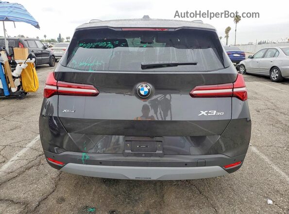 5UX53GP0XS9Z87523 2025 BMW X3 Black Հետևի տեսք