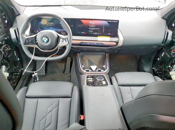 5UX53GP0XS9Z87523 2025 BMW X3 Black Առջևի վահանակի տեսք