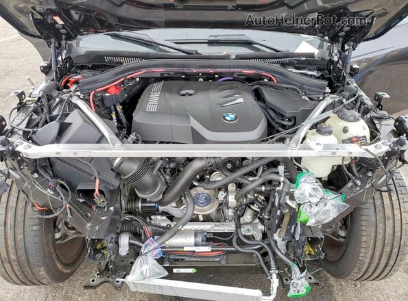5UX53GP0XS9Z87523 2025 BMW X3 Black Շարժիչի բաժամունքի տեսք