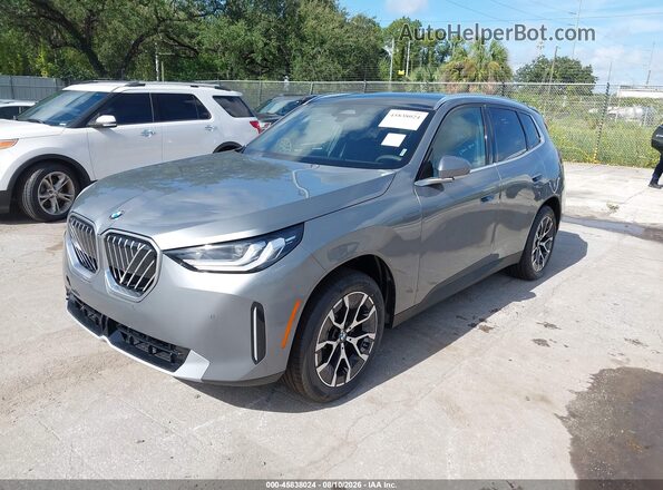 5UX53GP0XT9490358 2026 BMW X3 Gray წინა მარცხენა ხედი სამი მეოთხედიდან