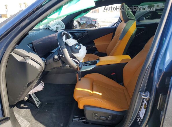 5UX73GP02S9X59637 2025 BMW X3 Угольный Вид салона спереди