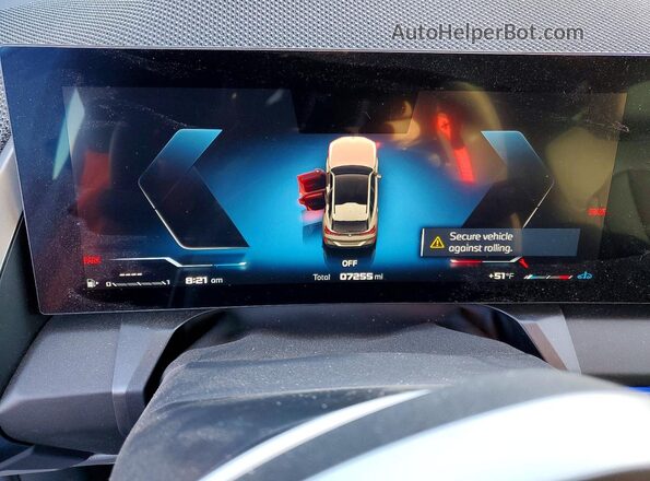 5UX73GP04S9Z85906 2025 BMW X3 Cream ხელსაწყოთა პანელის ხედი