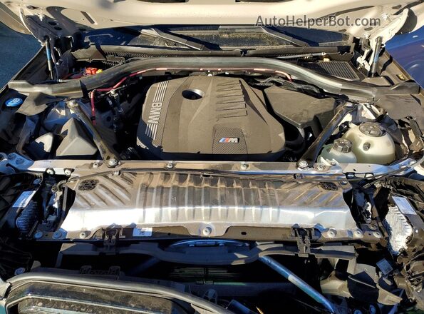 5UX73GP04S9Z85906 2025 BMW X3 Cream ძრავის განყოფილების ხედი