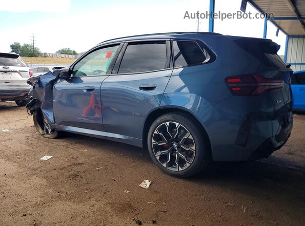5UX73GP08S9102468 2025 BMW X3 Синий Задняя левая четверть