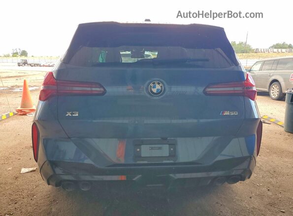 5UX73GP08S9102468 2025 BMW X3 Синий Вид сзади