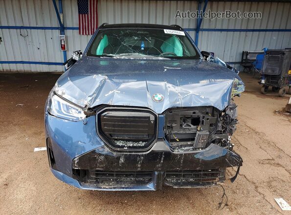 5UX73GP08S9102468 2025 BMW X3 Синий Вид спереди