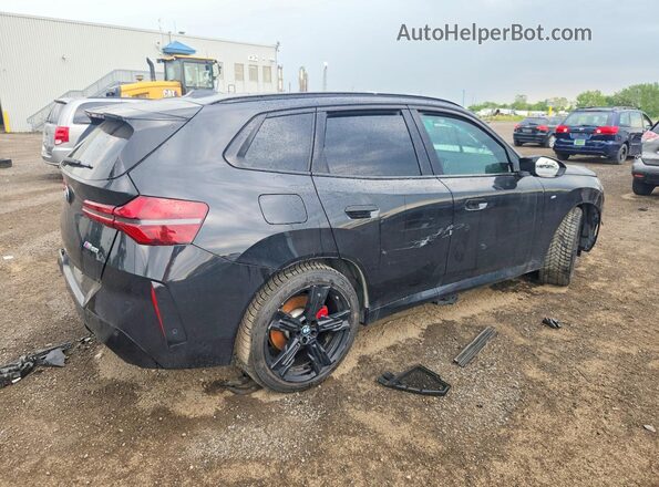 5UX73GP08S9X99429 2025 BMW X3 Black უკანა მარჯვენა