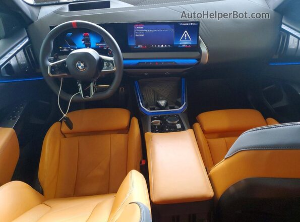 5UX73GP0XS9038059 2025 BMW X3 Black წინა პანელის ხედი