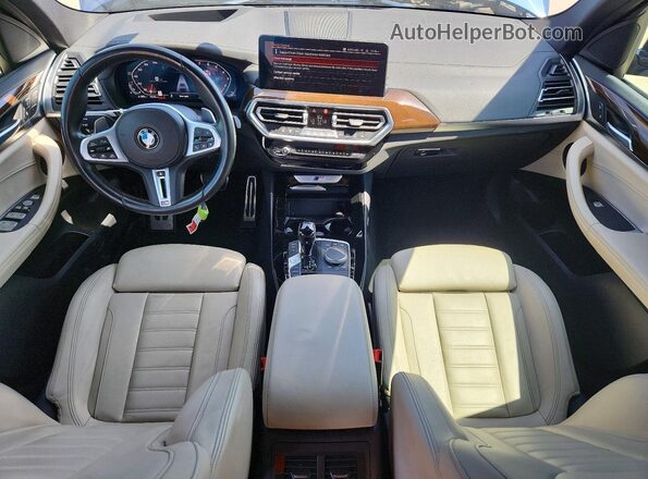 5UX83DP0XN9J60170 2022 BMW X3 Синий Вид панели приборов