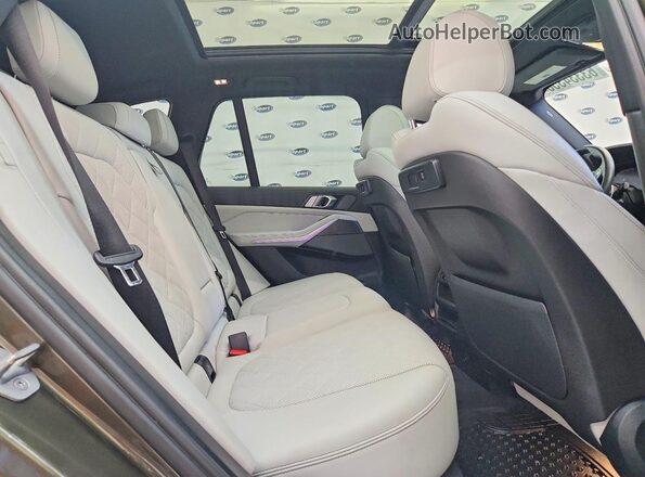 5UXCR4C00P9R29468 2023 BMW X5 Зеленый Вид задней части салона