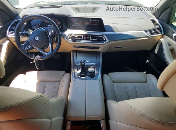 5UXCR4C01M9H62729 2021 BMW X5 White Widok deski rozdzielczej