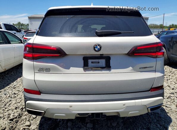 5UXCR4C01M9H62729 2021 BMW X5 White Widok z tyłu