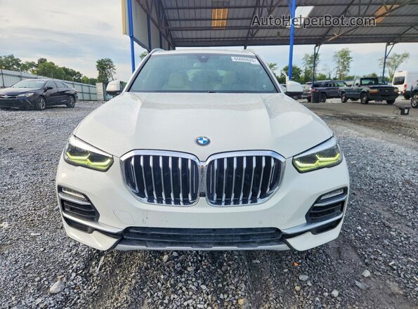 5UXCR4C03LLE30597 2020 BMW X5 White Հետևի տեսք