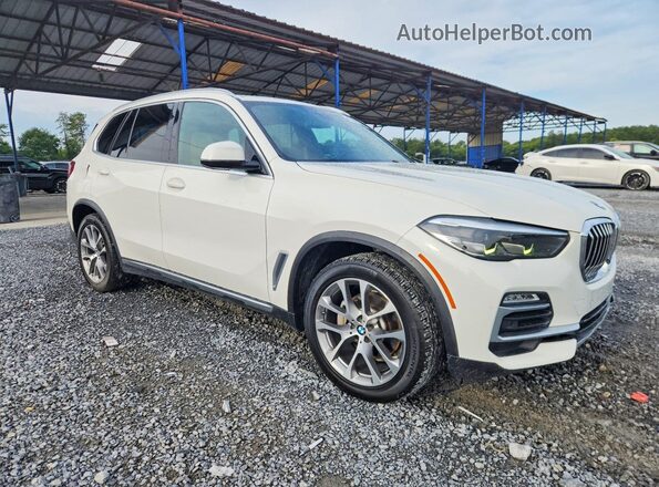 5UXCR4C03LLE30597 2020 BMW X5 White Դիմացի տեսք
