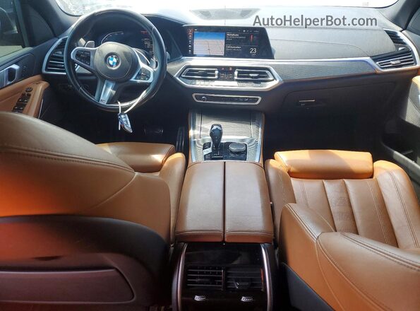 5UXCR4C03M9G06563 2021 BMW X5 Black წინა პანელის ხედი