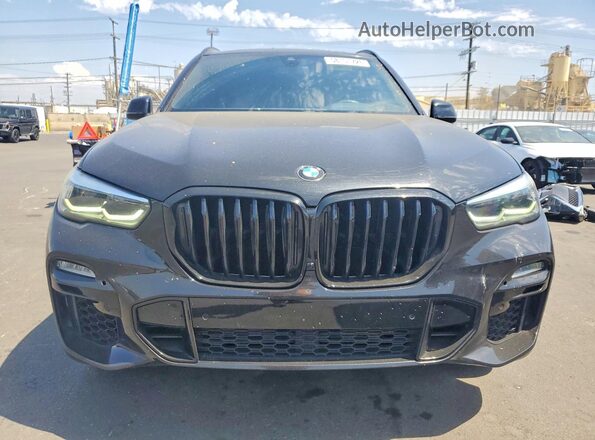 5UXCR4C03M9G06563 2021 BMW X5 Black წინა ხედი