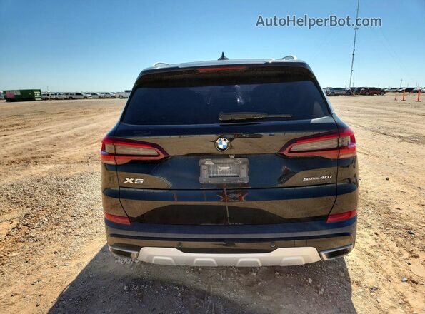 5UXCR4C03N9J86964 2022 BMW X5 Black Вид ззаду