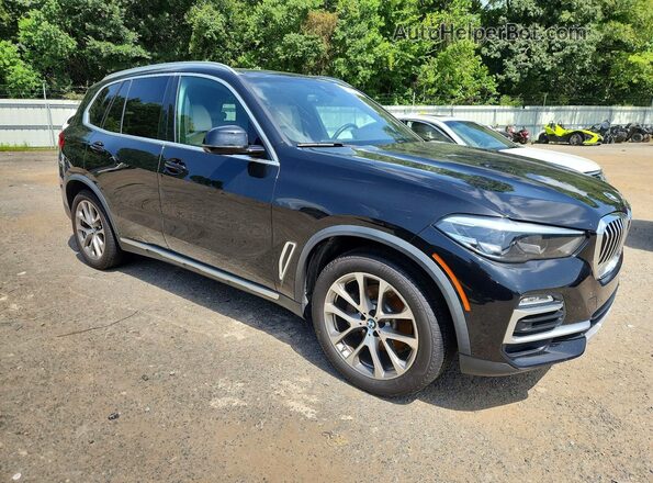 5UXCR4C05M9F51145 2021 BMW X5 Black Front right