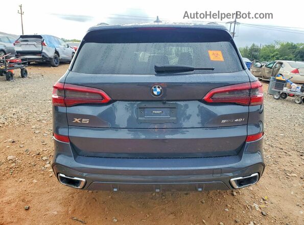 5UXCR4C06L9B18769 2020 BMW X5 Black უკანა ხედი