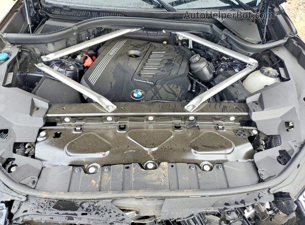 5UXCR4C06L9B18769 2020 BMW X5 Black ძრავის განყოფილების ხედი