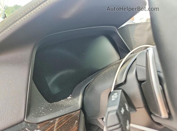 5UXCR4C06L9B18769 2020 BMW X5 Black ხელსაწყოთა პანელის ხედი