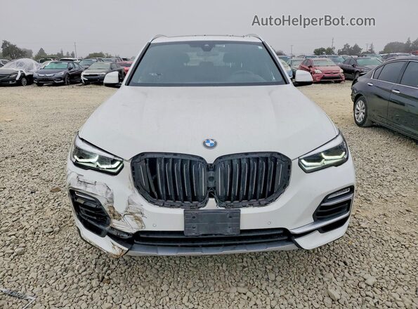 5UXCR4C08L9B99256 2020 BMW X5 White Vista frontal