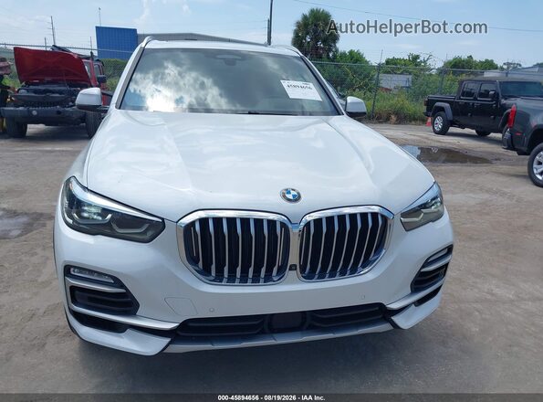 5UXCR4C09M9G05613 2021 BMW X5 White Vista frontal