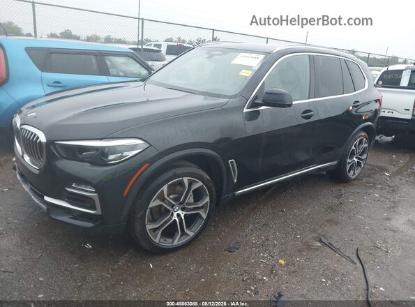 5UXCR6C00L9C45187 2020 BMW X5 Черный Передняя левая четверть