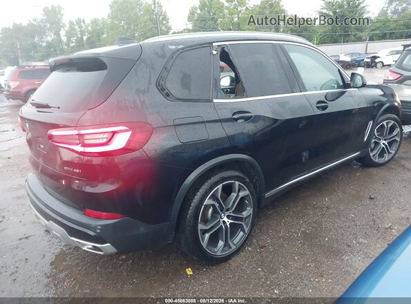5UXCR6C00L9C45187 2020 BMW X5 Черный Задняя правая четверть