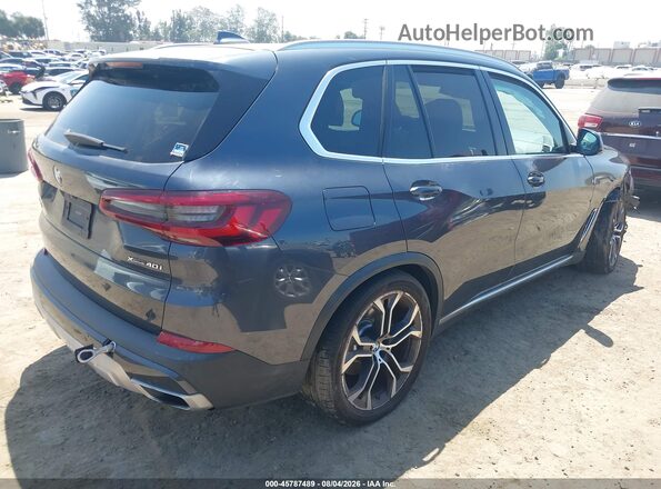 5UXCR6C00L9C93949 2020 BMW X5 Gray Հետևի աջ