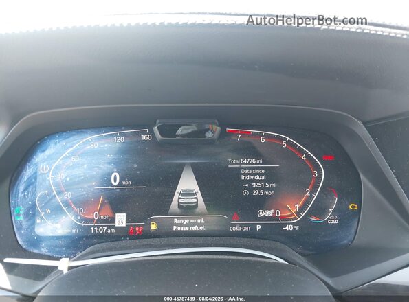 5UXCR6C00L9C93949 2020 BMW X5 Gray Հետևի նստատեղերի տեսք