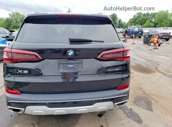 5UXCR6C00M9G65307 2021 BMW X5 Black Հետևի տեսք