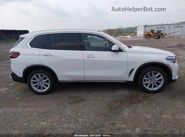 5UXCR6C00P9P47653 2023 BMW X5 White Rear interior view
