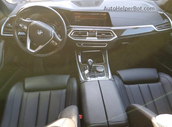 5UXCR6C01M9F39179 2021 BMW X5 Blue Dashboard view