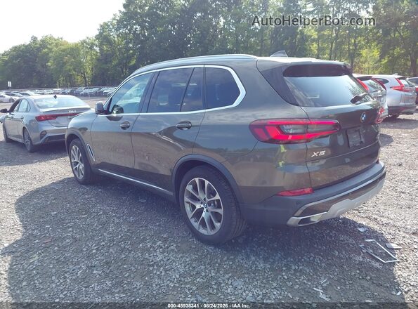 5UXCR6C01M9F58802 2021 BMW X5 Green Rear left