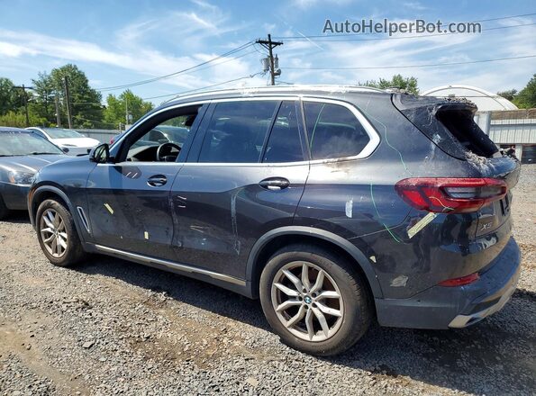 5UXCR6C01N9K20766 2022 BMW X5 Black Задня ліва чверть