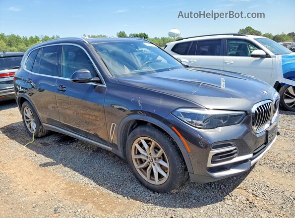 5UXCR6C01N9K20766 2022 BMW X5 Black Передня права чверть